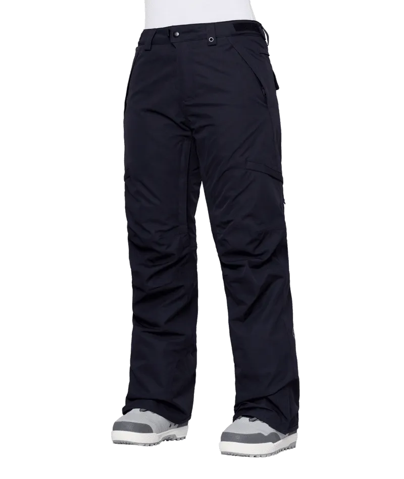 686 Women's Smarty 3-in-1 Cargo Snowboard Pants Black 2024