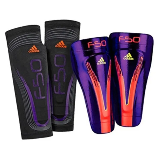 adidas F50 Pro Lite Shin Guard Purple/Orange