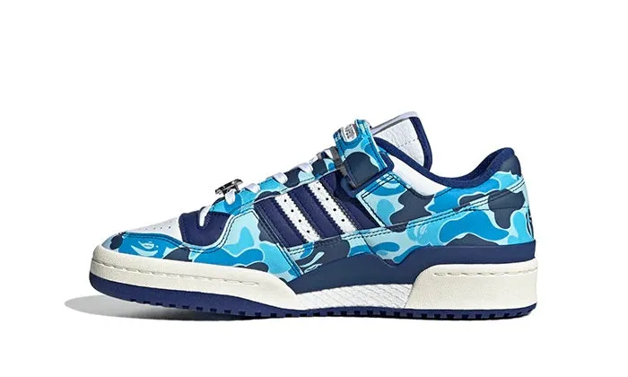 ADIDAS FORUM 84 LOW BAPE 30TH ANNIVERSARY BLUE CAMO