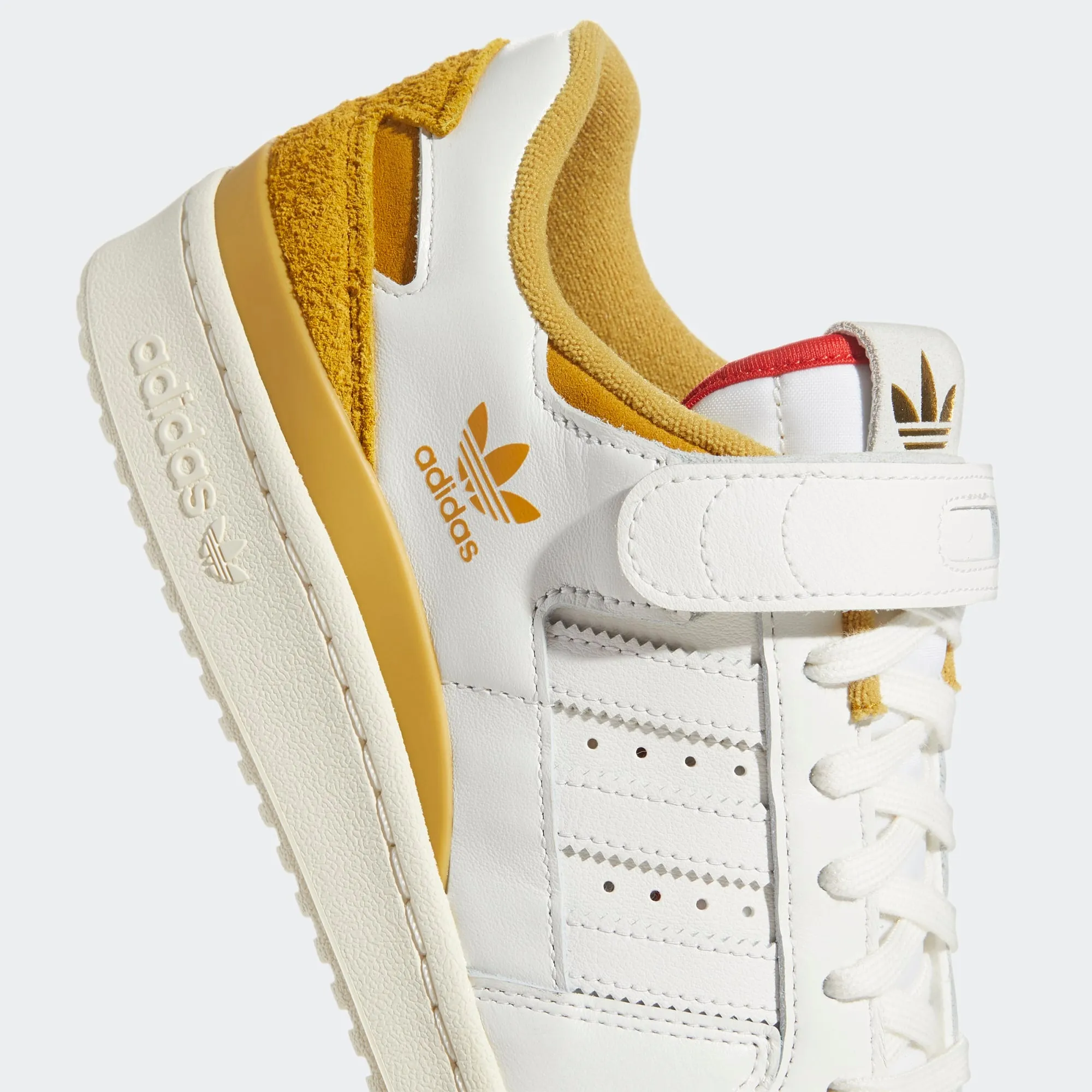 Adidas Forum 84 Low - Cream White / Victory Gold / Red