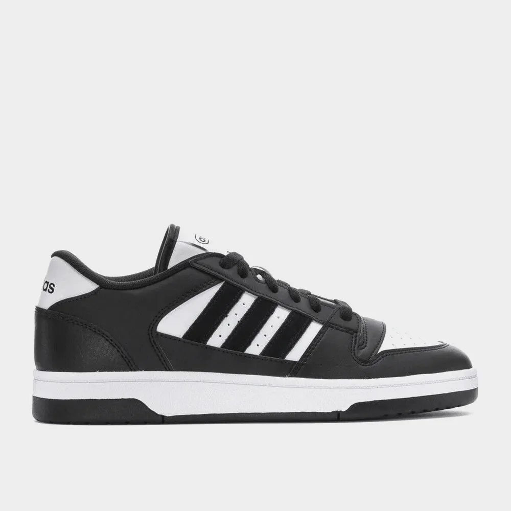 Adidas Mens Break Start Low Sneaker Black/White _ 181323 _ Black