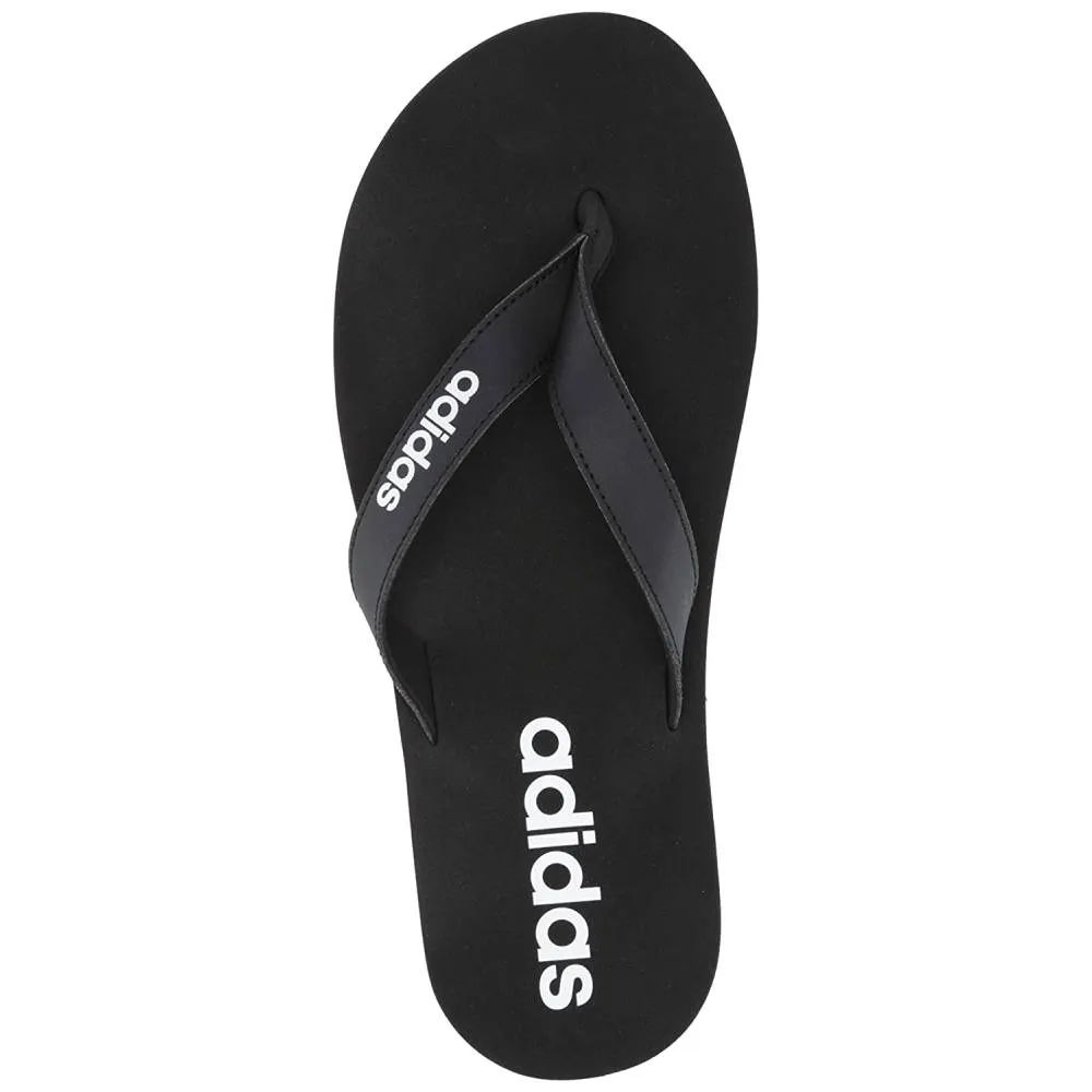 Adidas Men's Eezay Flip Flops Slipper (Core Black/Cloud White/Core Black)