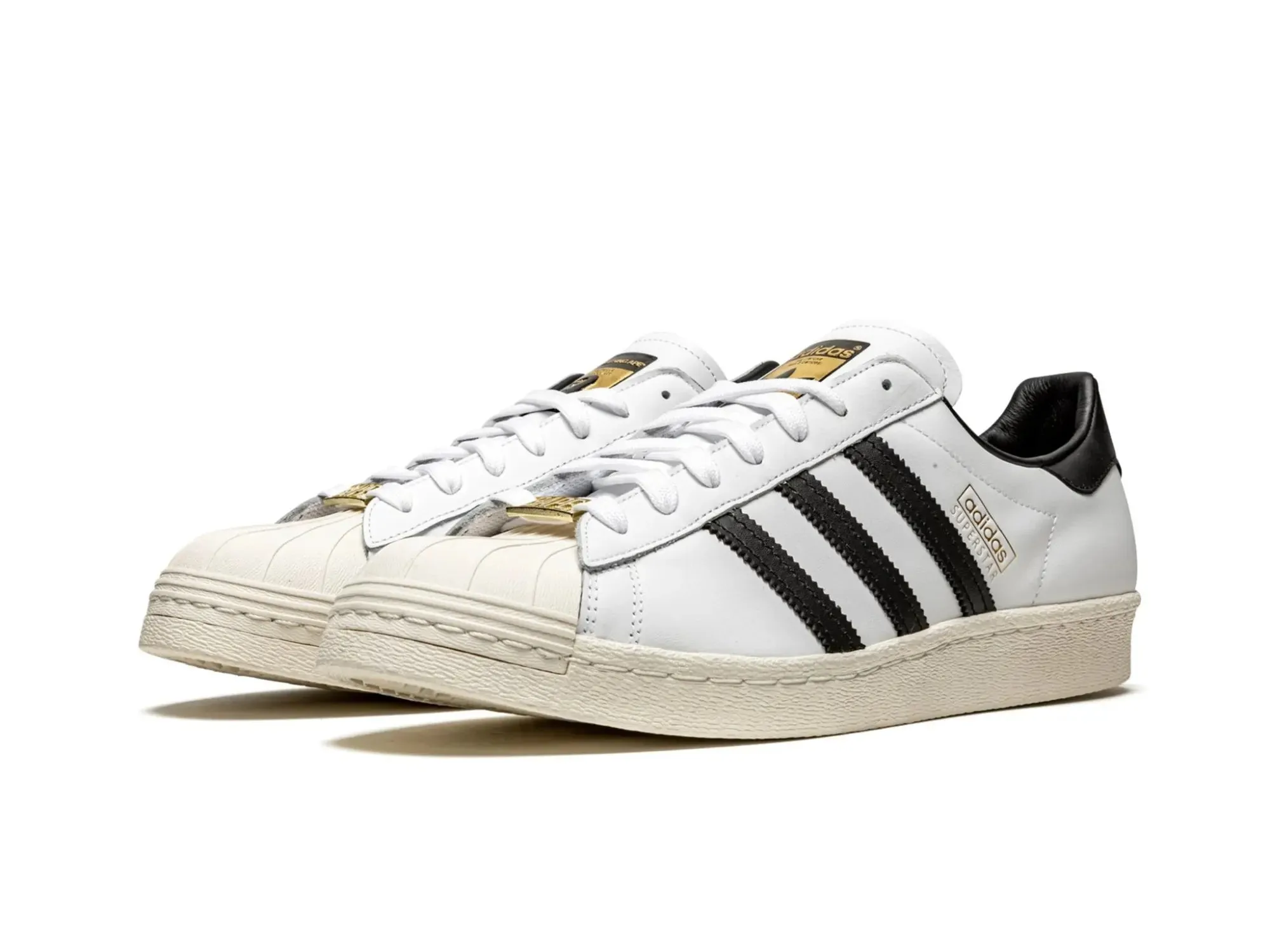 Adidas Superstar 80's X Bape "White Black"