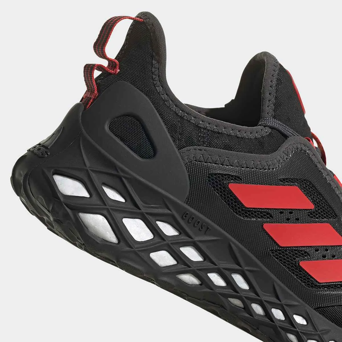 Adidas Web Boost Running Black Red HQ4155