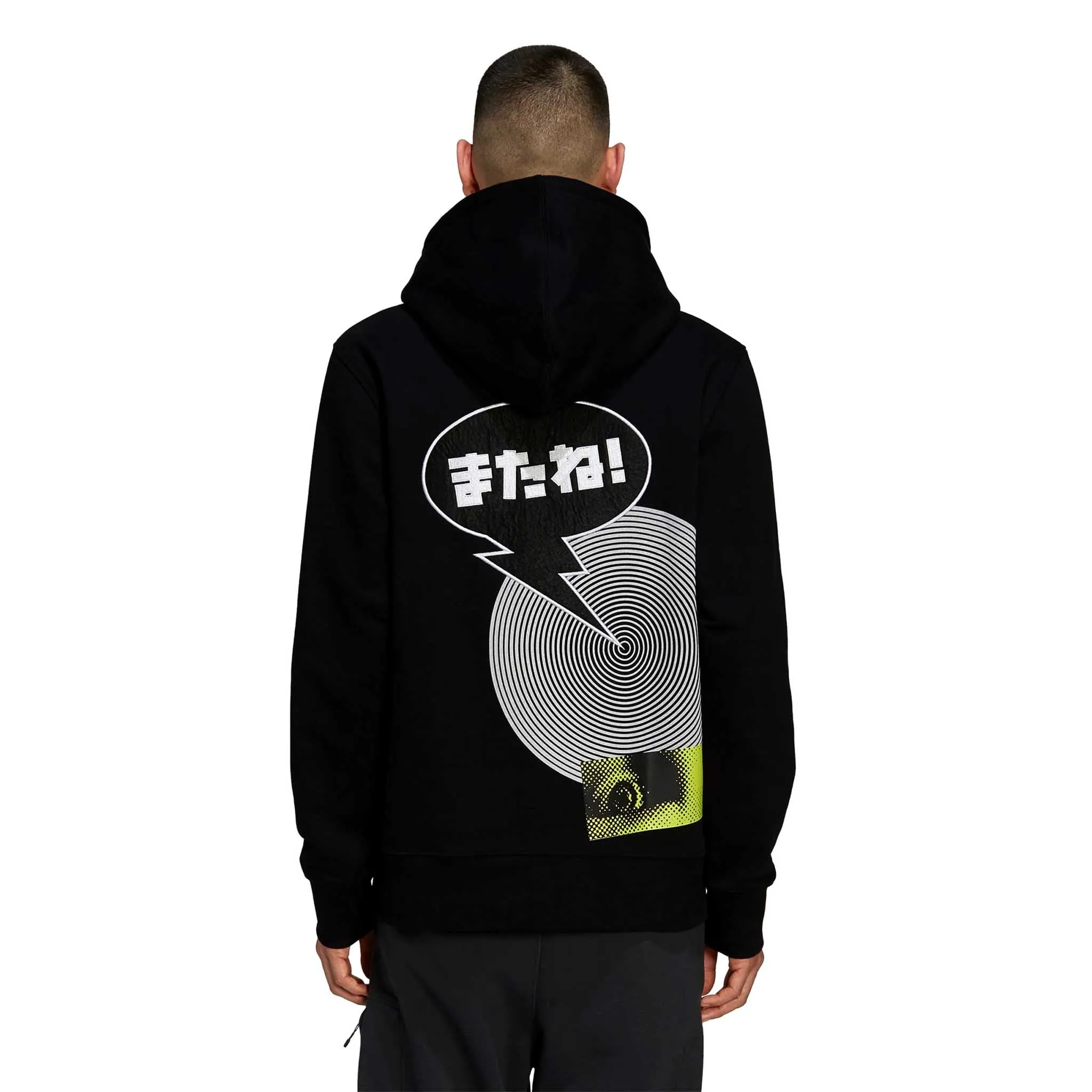 ADIDAS Y-3 CH1 GFX Hoodie Black