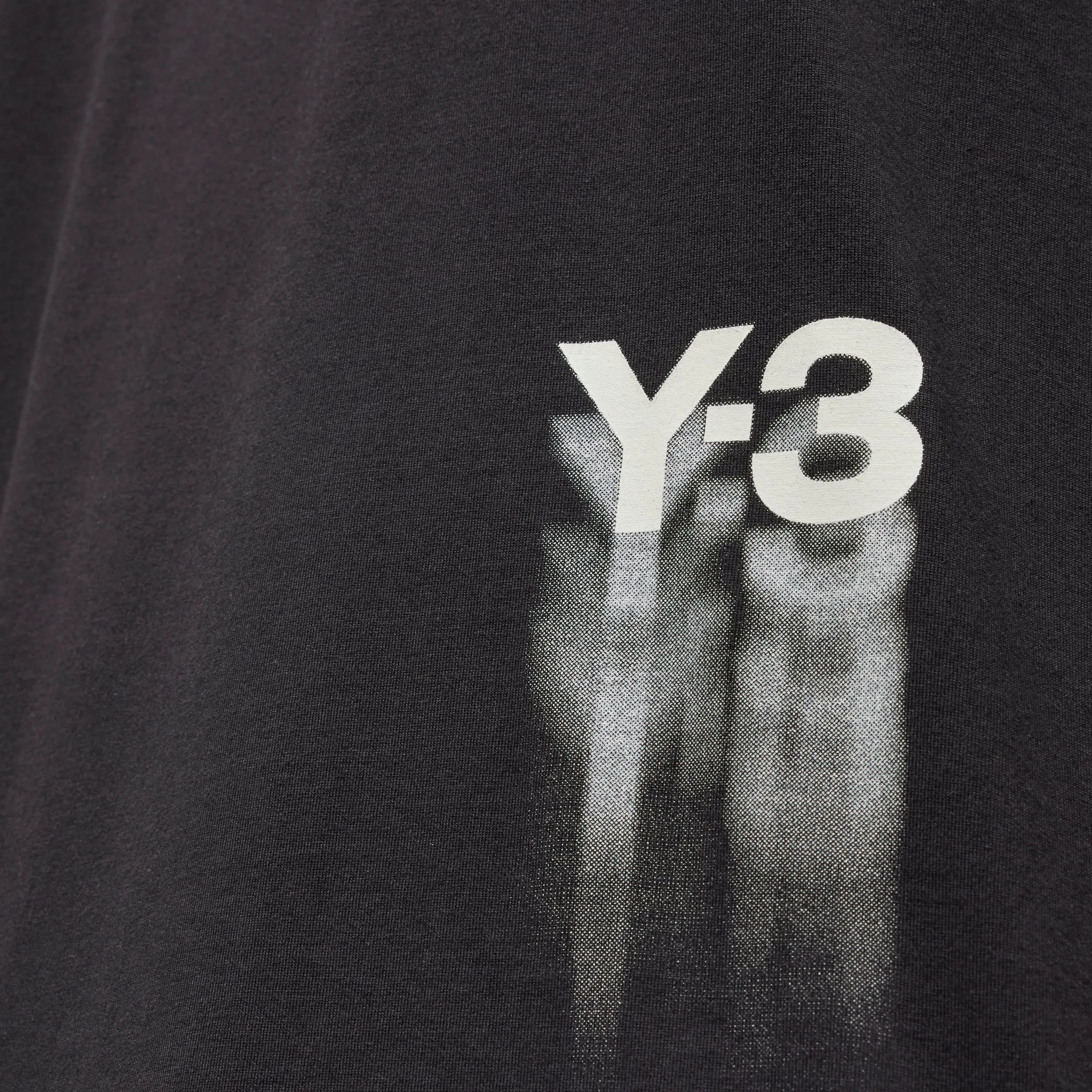 ADIDAS Y-3 Graphic Short Sleeve Tee Black