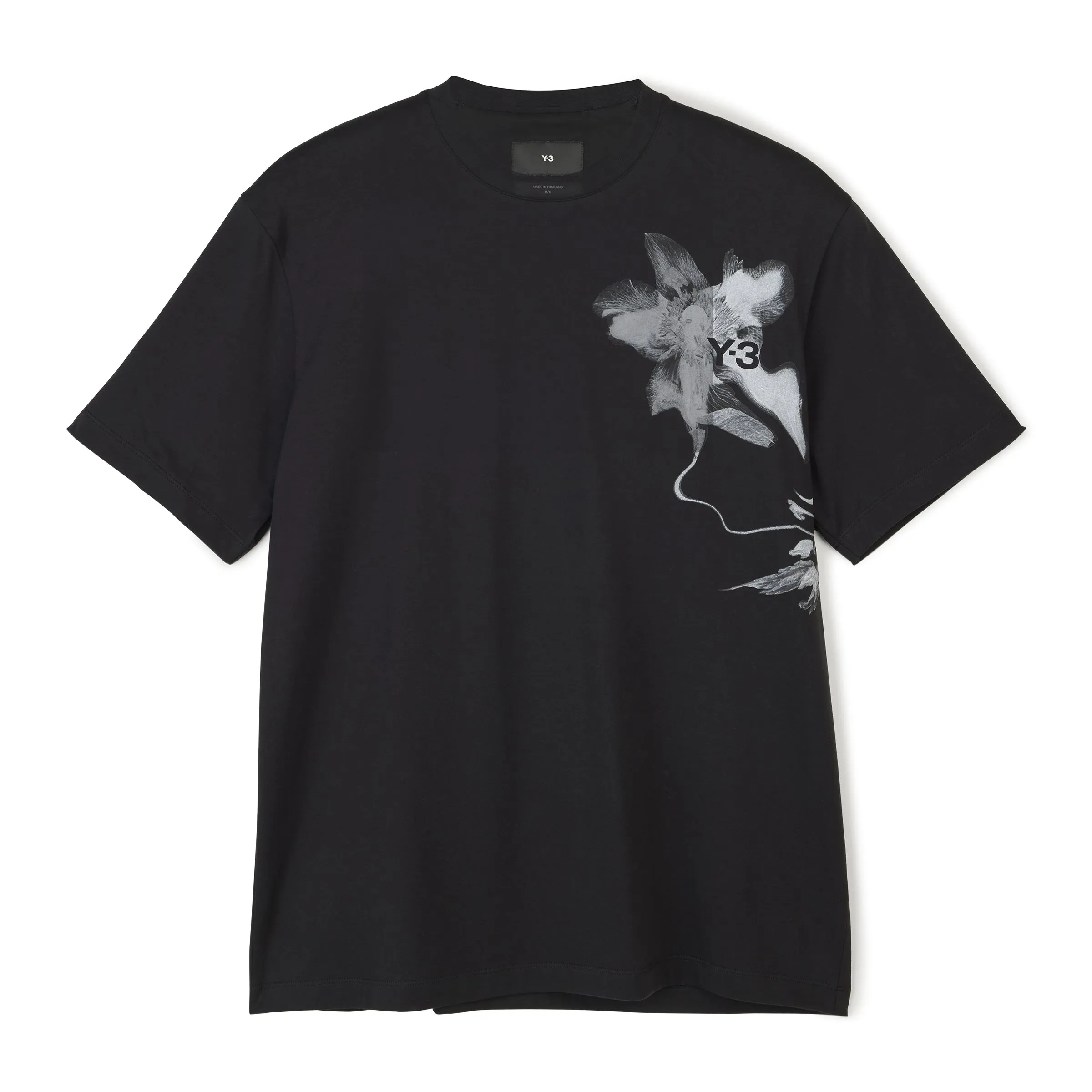 ADIDAS Y-3 Graphic Short Sleeve Tee Black