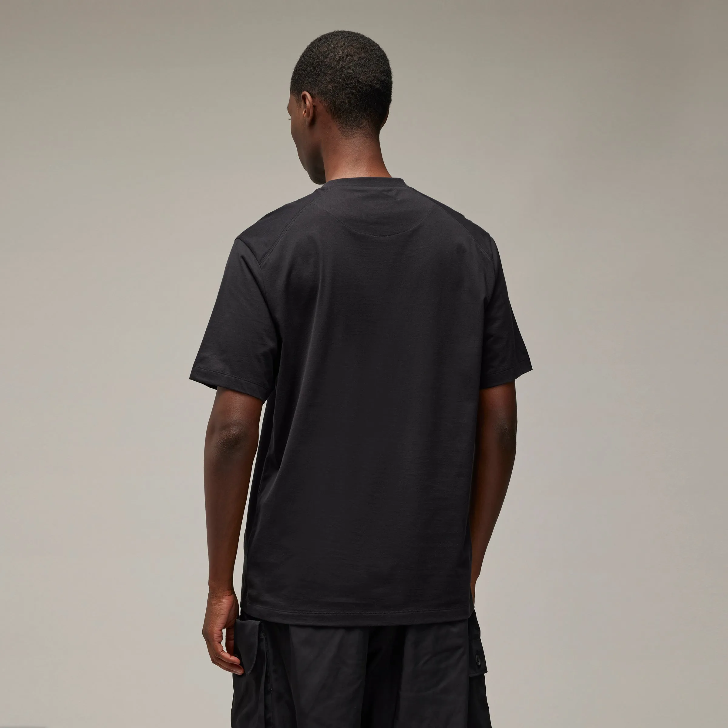 ADIDAS Y-3 Graphic Short Sleeve Tee Black