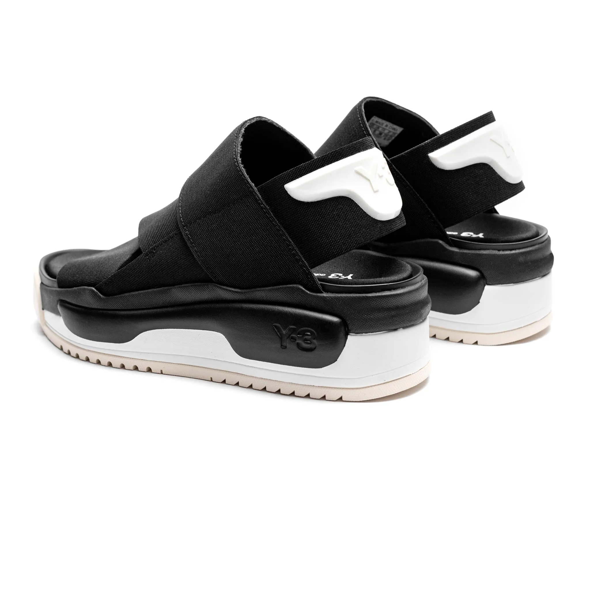 ADIDAS Y-3 Hokori Sandal Black/White