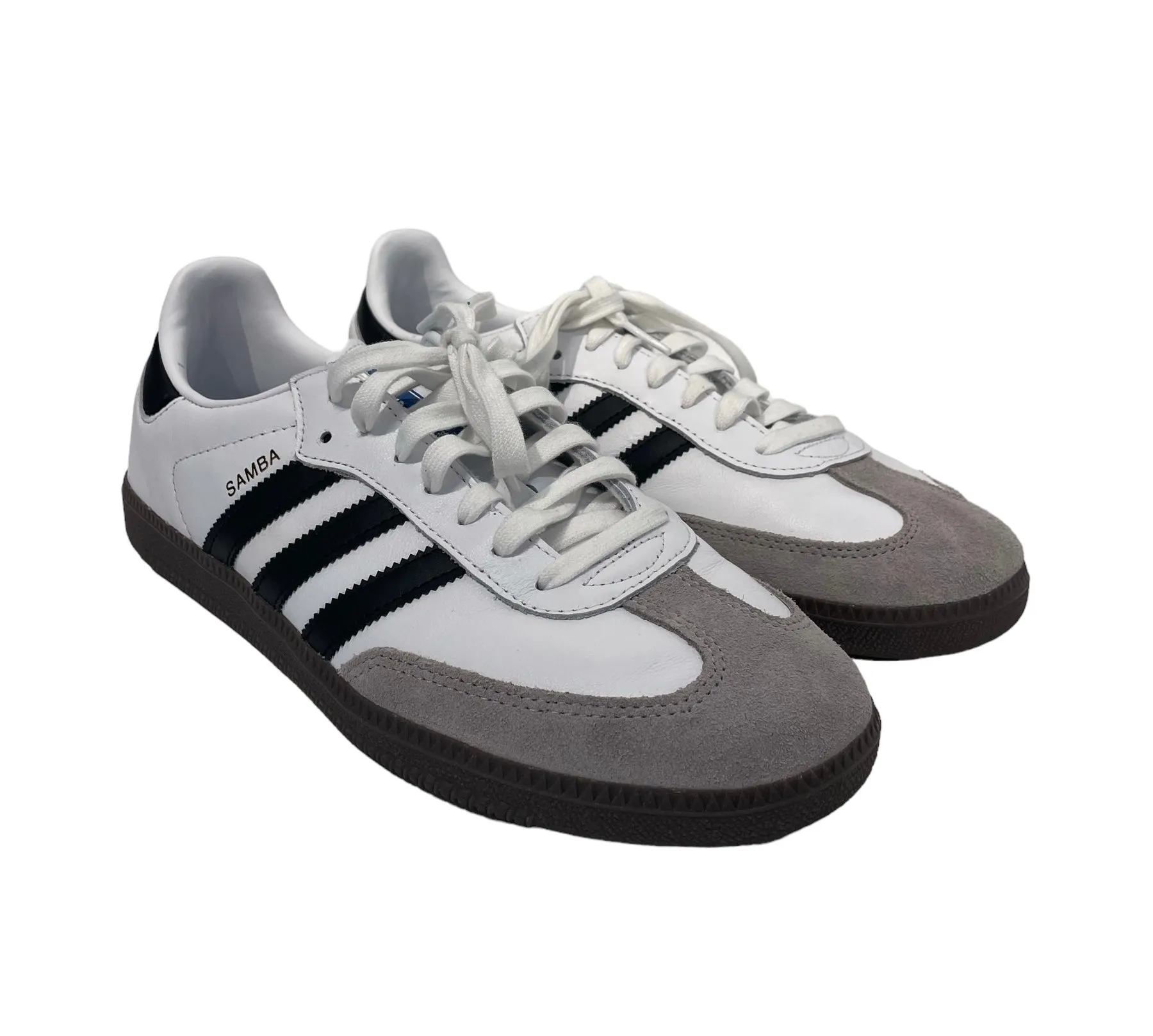 adidas/Low-Sneakers/US 10.5/Nylon/WHT/ADIDASSAMBA