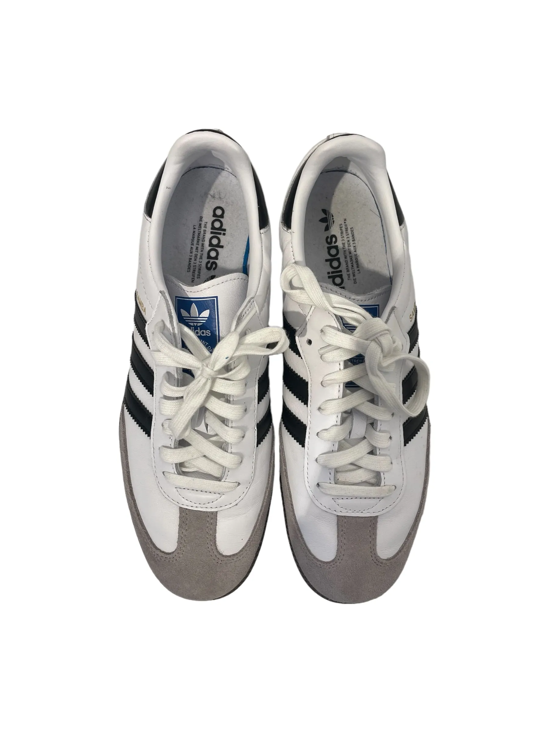 adidas/Low-Sneakers/US 10.5/Nylon/WHT/ADIDASSAMBA