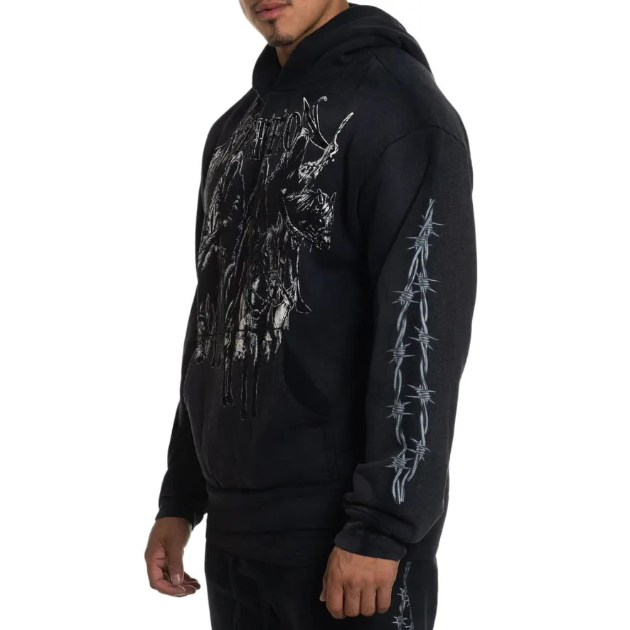 AFFLICTION: Black Night PO Hoodie A26359