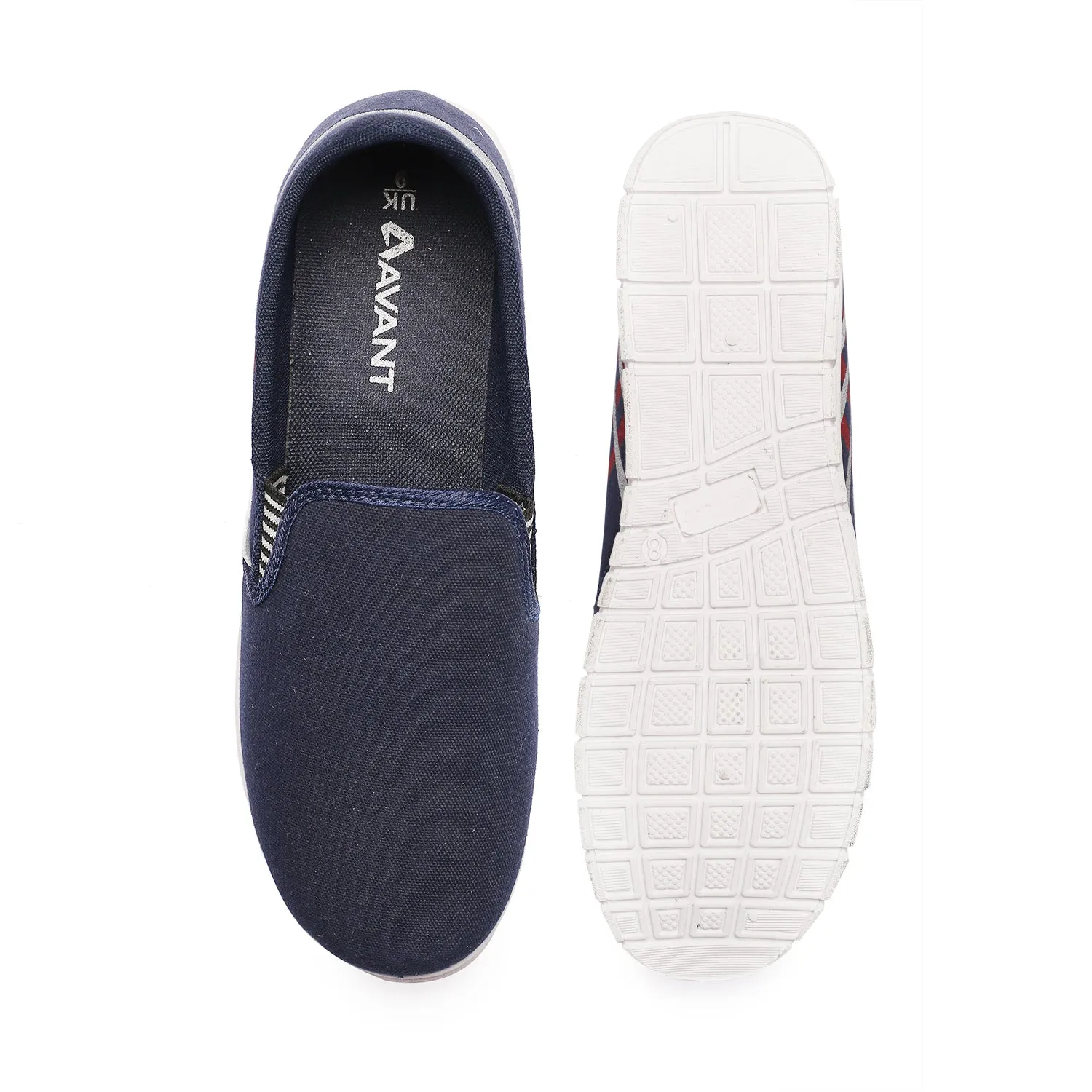 Avant Flex Active Lifestyle Slip On Shoes - Navy