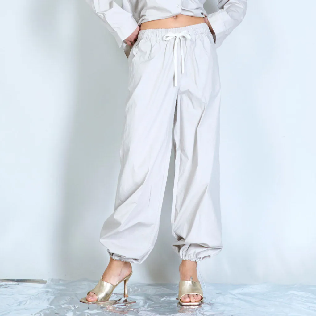 Baggy pants with drawstring wholesale