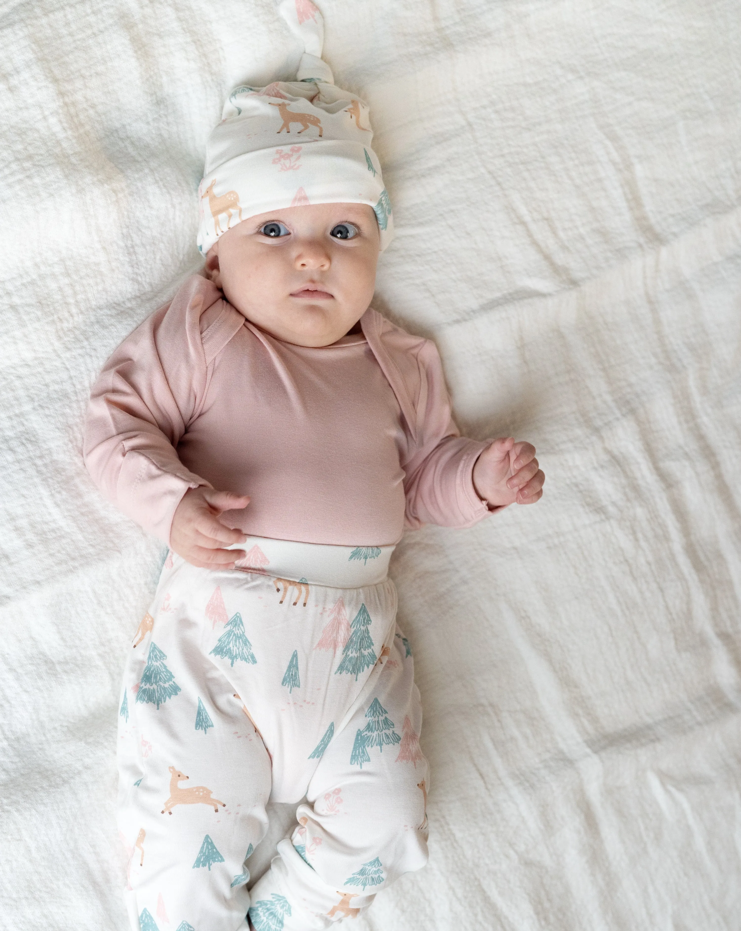 Bamboo L/S Onesie (Teatime Pink)