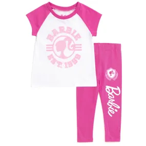 Barbie T-Shirt and Leggings Outfit Set