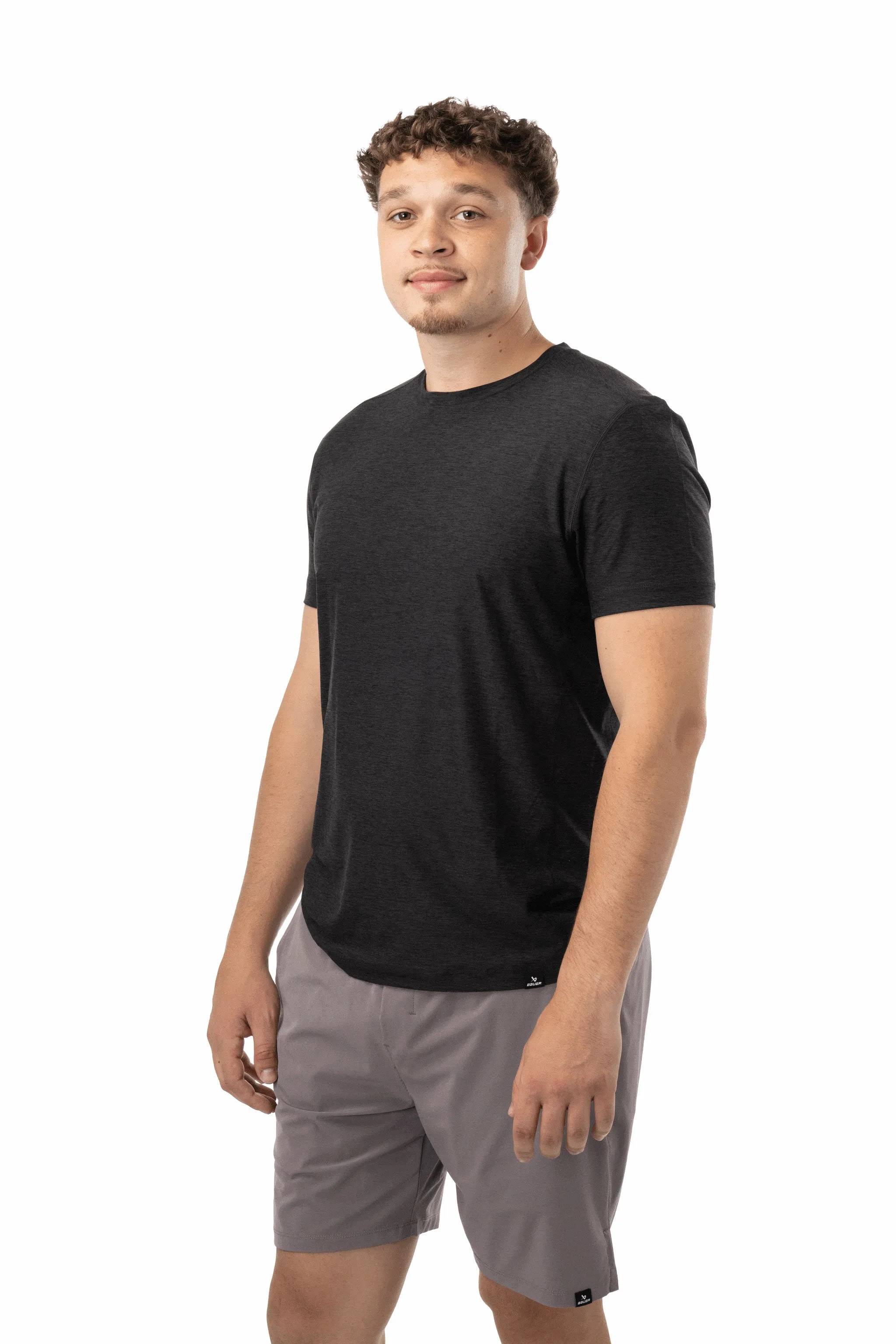 Bauer FLC Core Tech Shortsleeve Shirt - Black