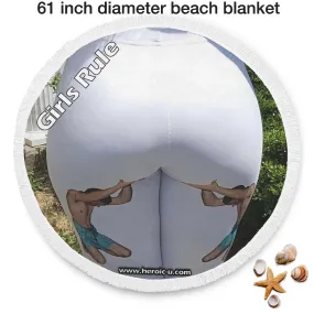 Beach Blanket Praises Her Booty Wide View - Giant Sized - Krush_Fit