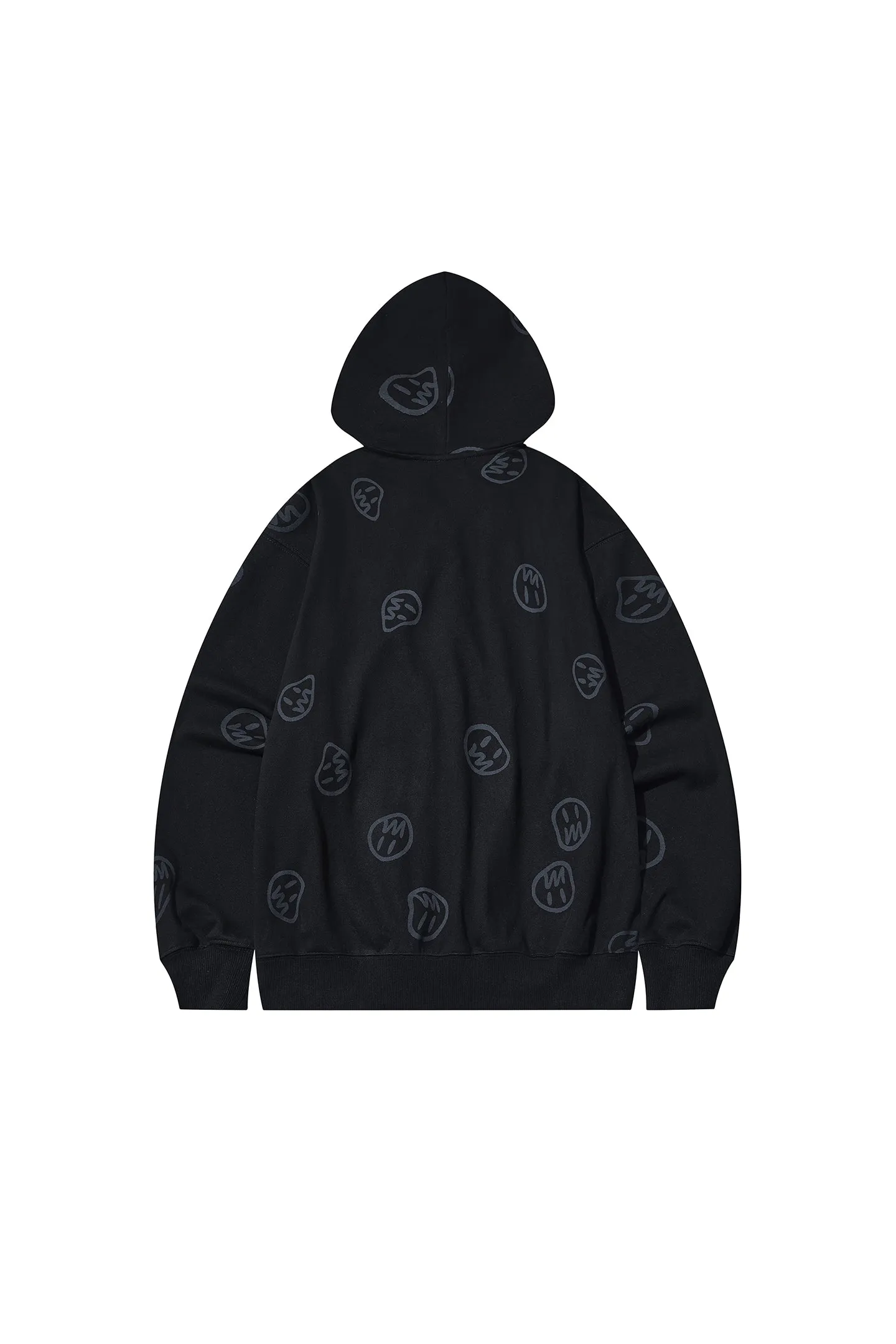 Beaster Little Ghost Face Logo Jacket-Black