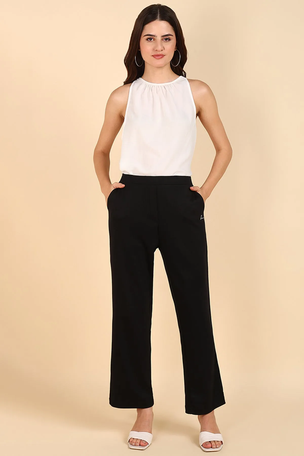 Black Flare Pants (Pregnancy & Postpartum)