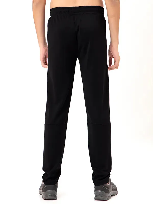 Boys Solid Slim Fit Trackpants with TECHNO GUARD