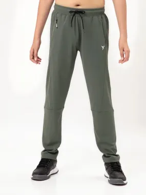 Boys Solid Slim Fit Trackpants with TECHNO GUARD