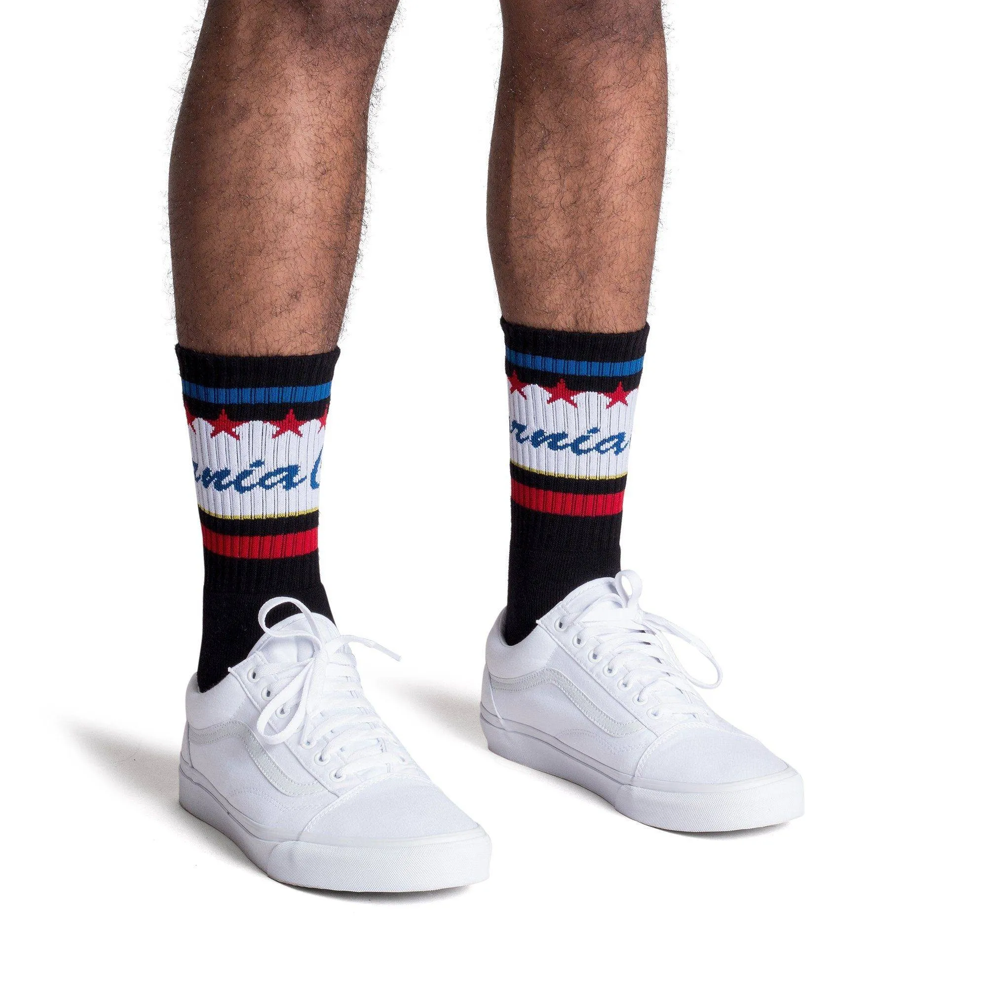 Cali Words Socks | Black