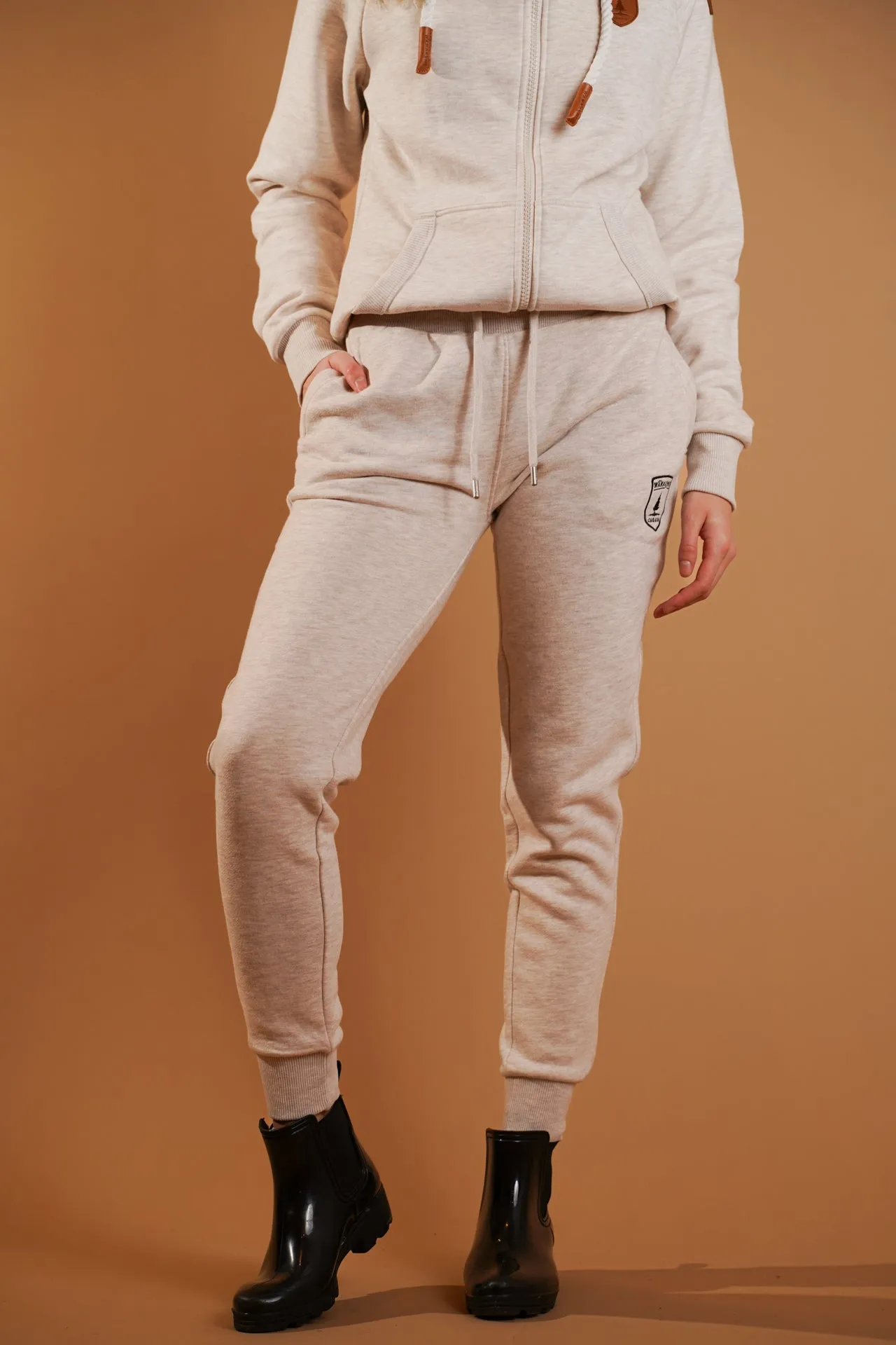 Caprona Light Heather Grey Jogger