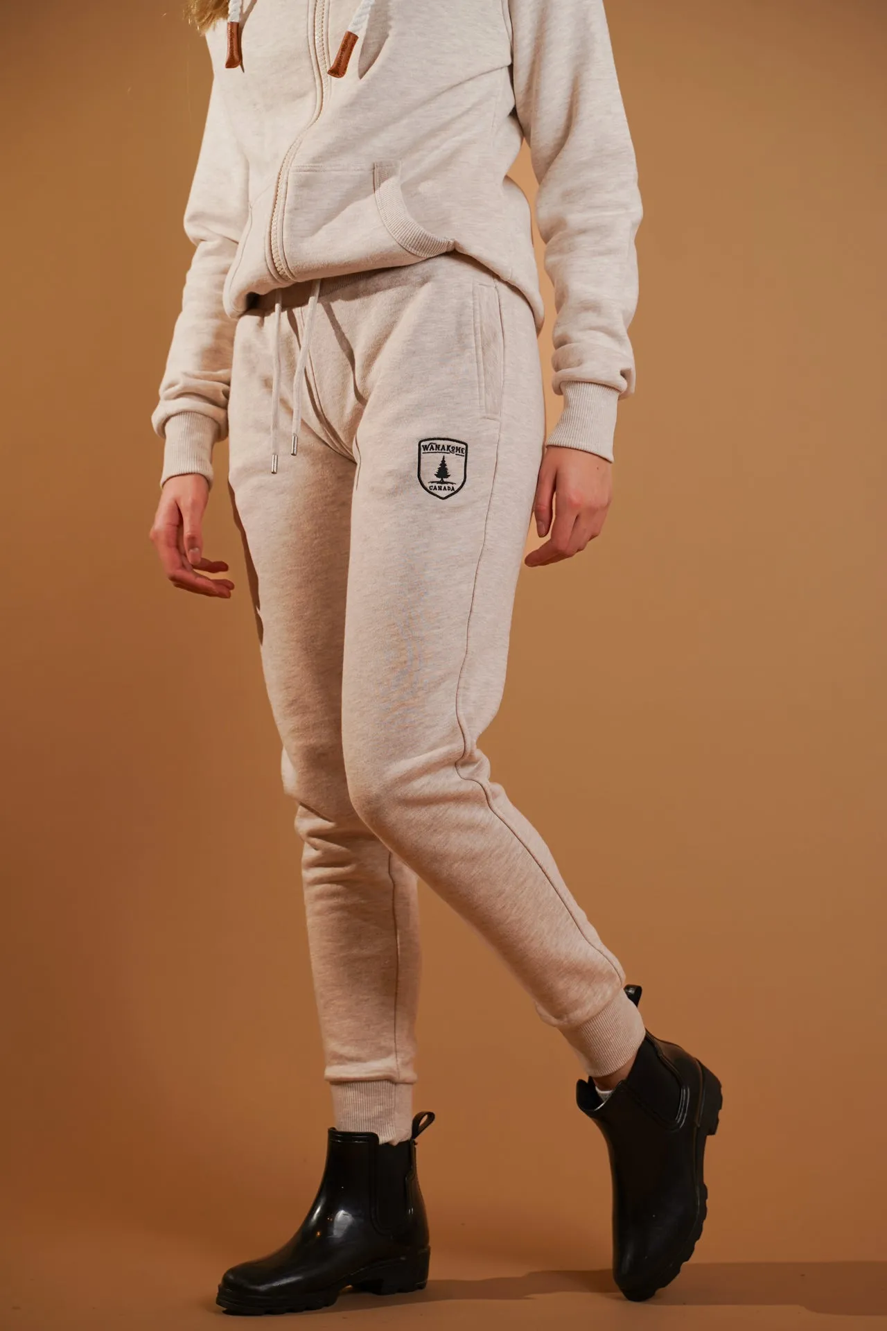 Caprona Light Heather Grey Jogger