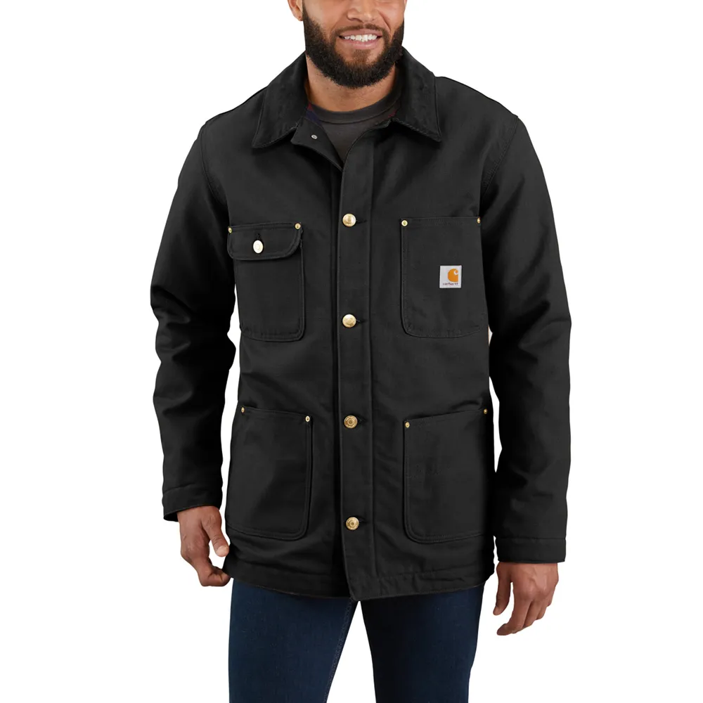 Carhartt Firm Duck Blanket Lined Chore Coat (103825)