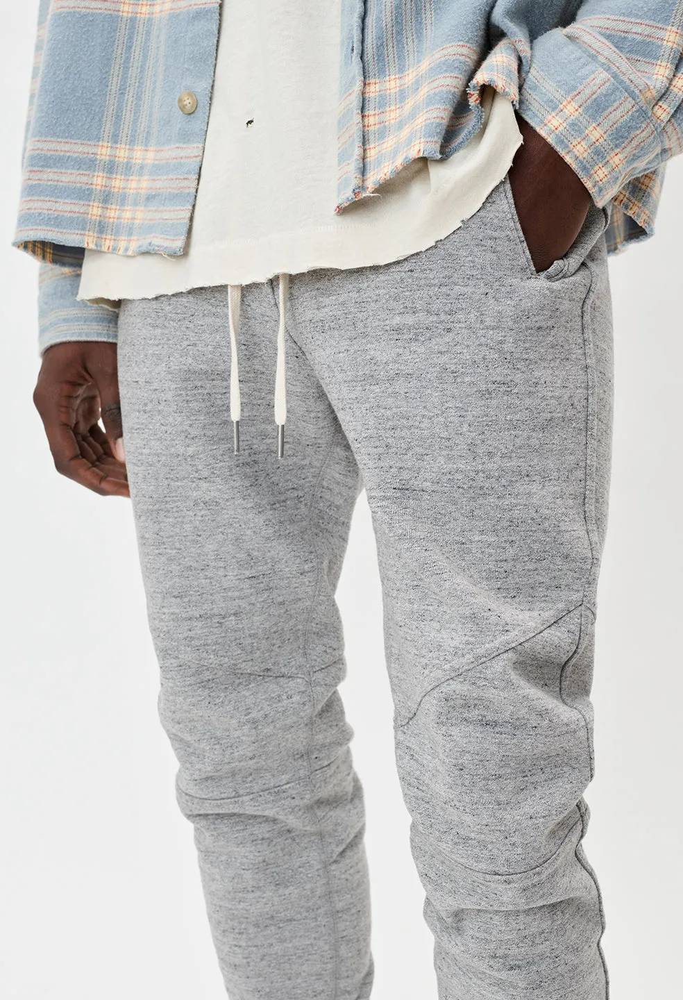 Cashmere Fleece Escobar Sweatpants / Heather Grey