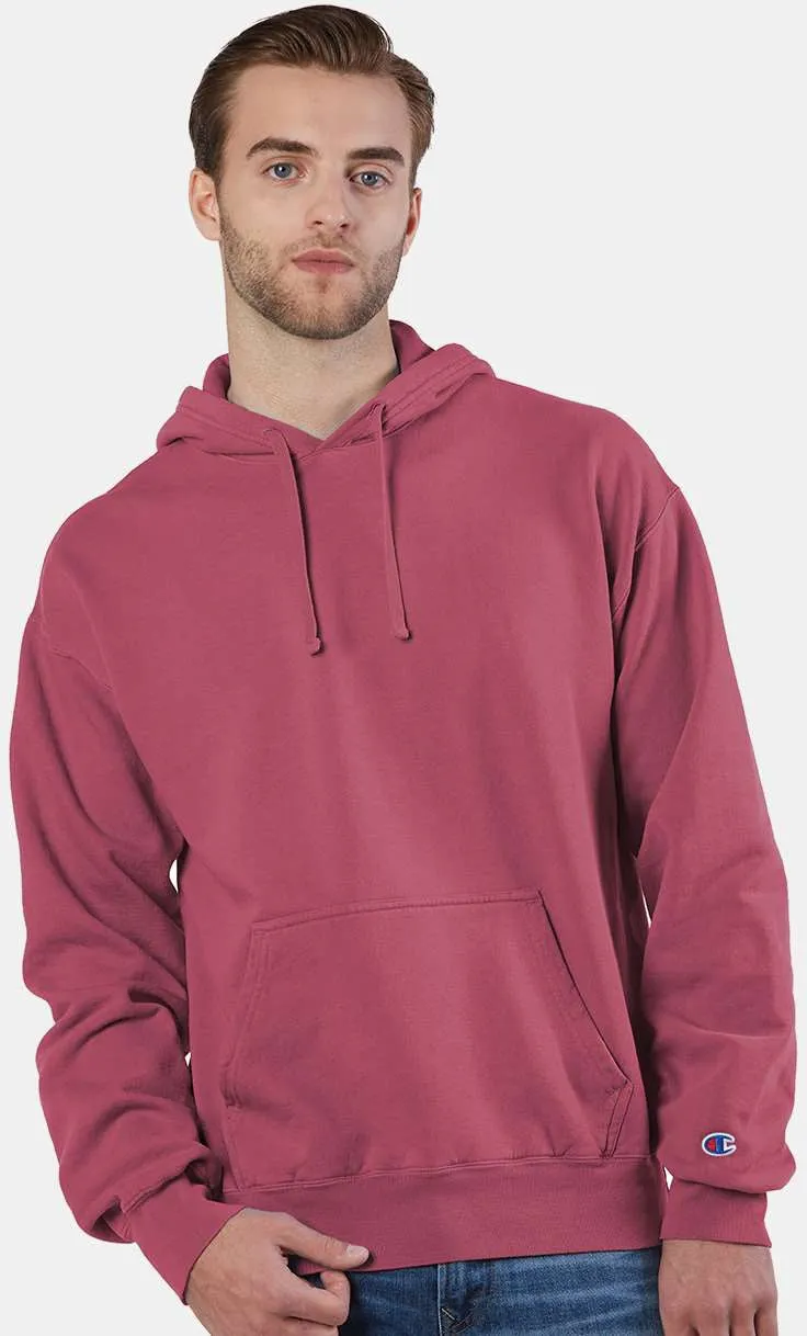 Champion Garment Dyed Hooded Sweatshirt