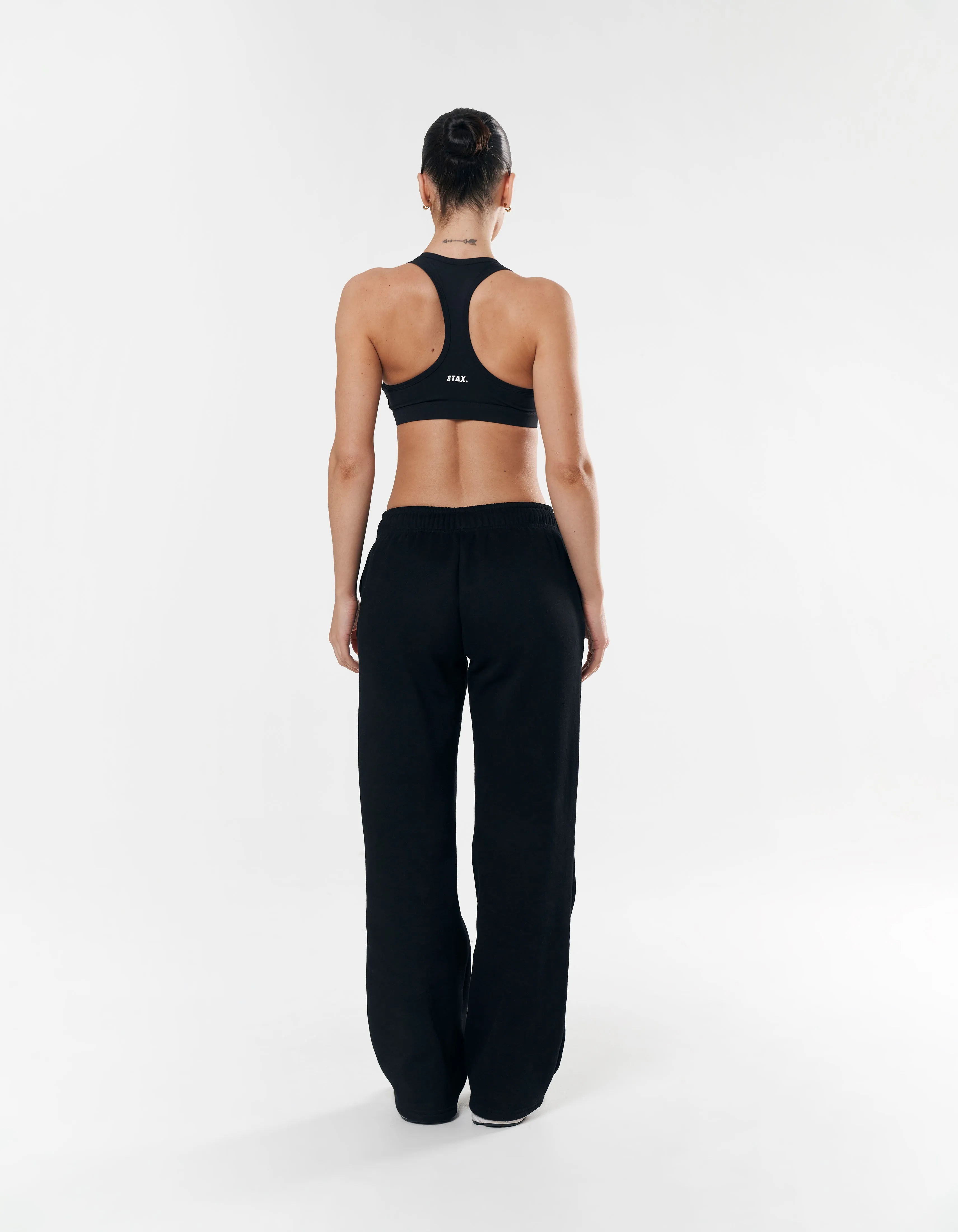 Classic Straight Leg Jogger - Black