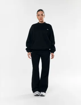 Classic Straight Leg Jogger - Black