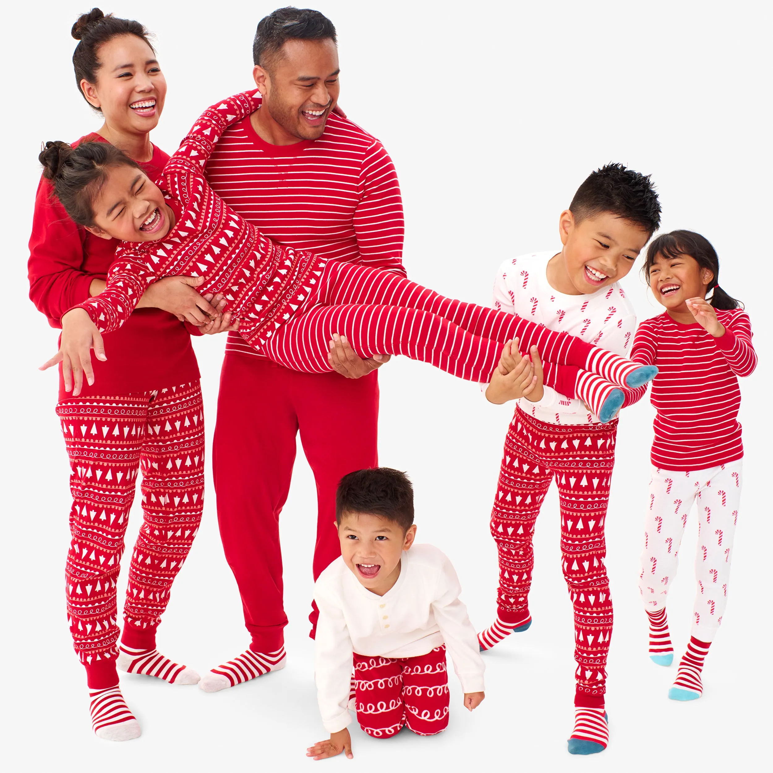 Clearance fit 2 grown-ups organic pj pant in tinsel trees