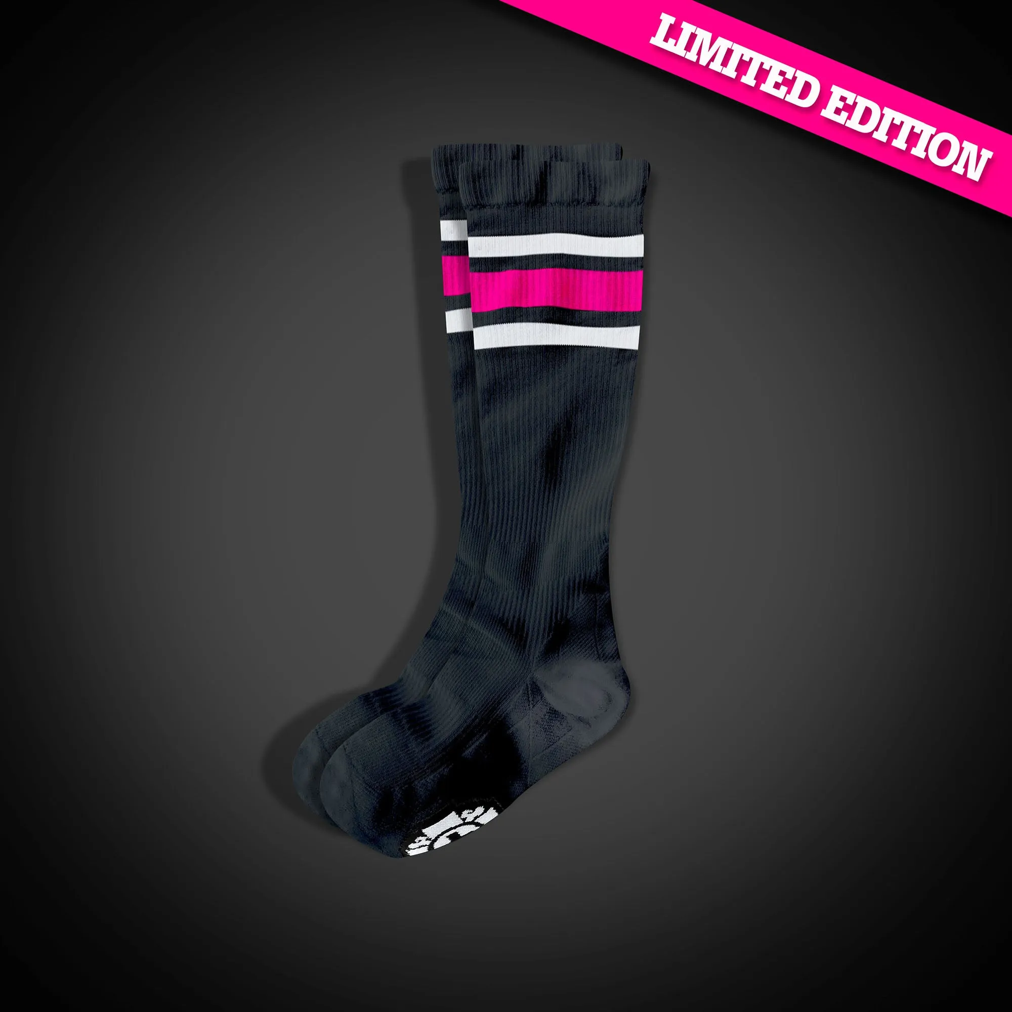 Compression Socks: PINK Stripes (1-Pack)