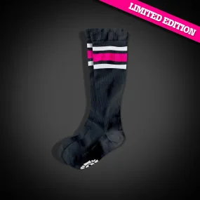 Compression Socks: PINK Stripes (1-Pack)