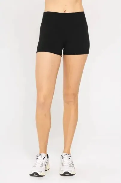 Contour Seam Biker Shorts