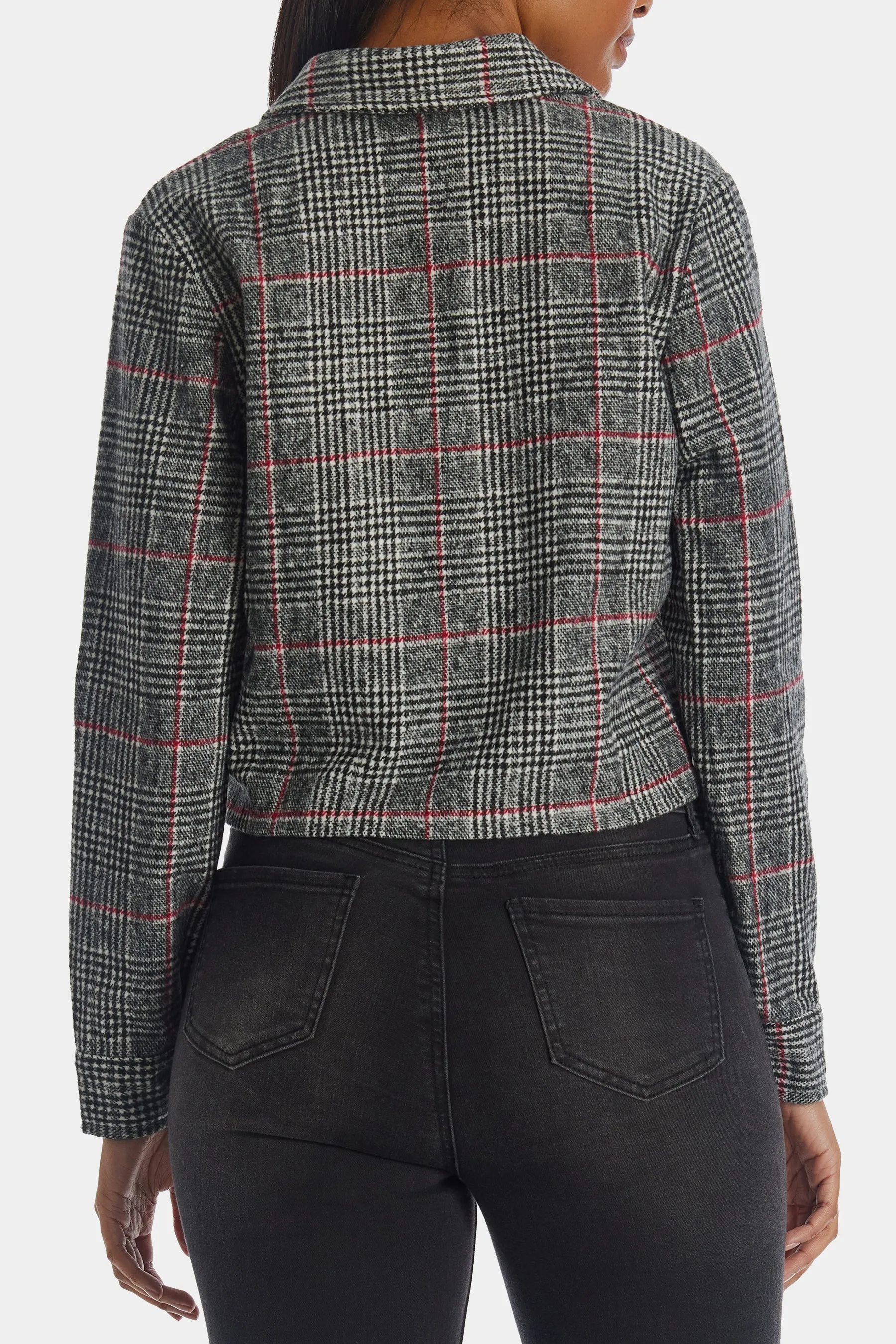 Cropped Plaid Shacket