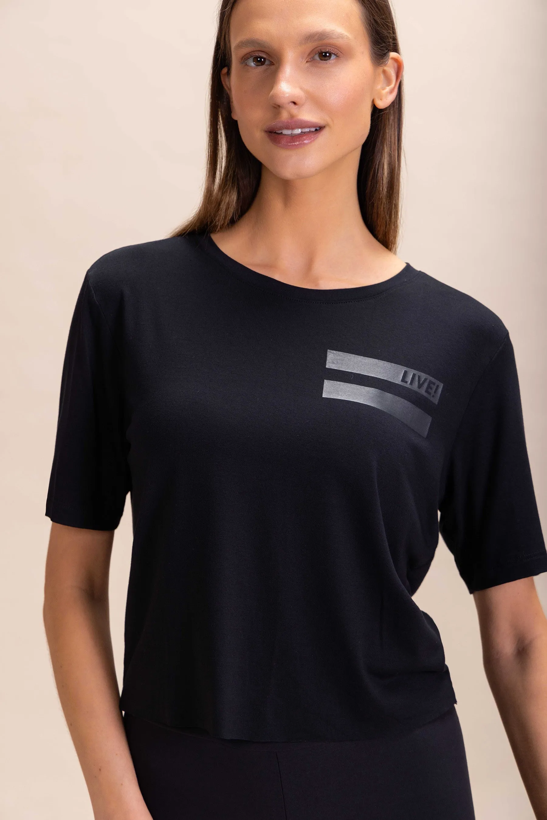 Cropped Signature T-Shirt