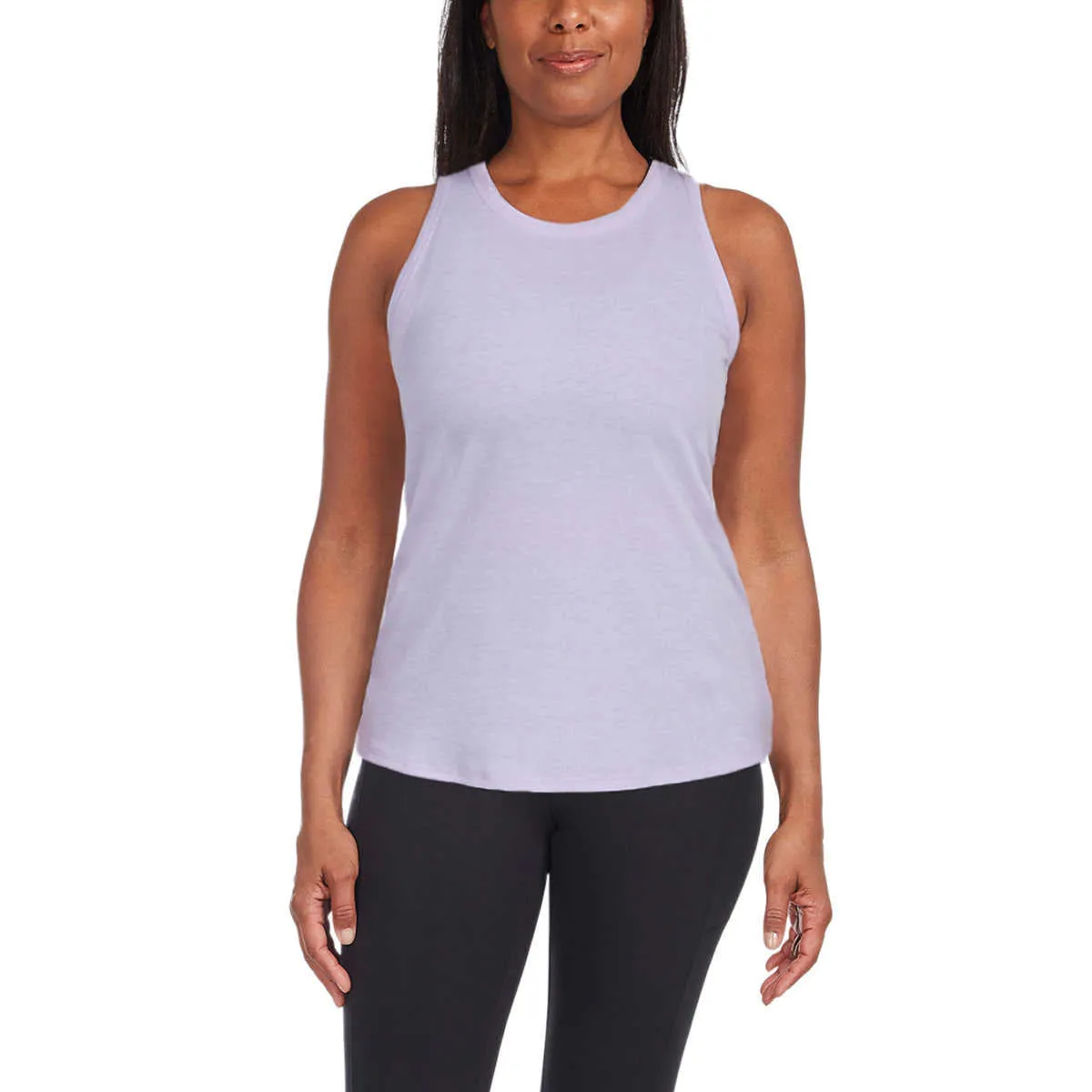 Danskin Women's 3-pack Soft Ribbed Active Top Racerback Tank