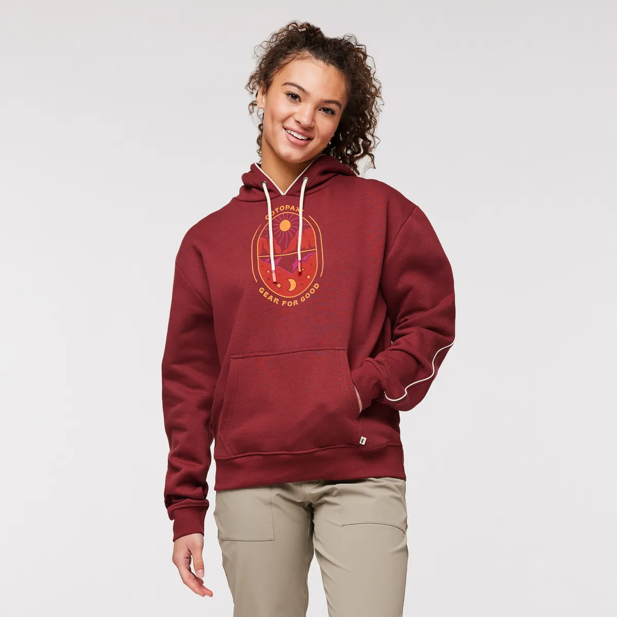 Day And Night Pullover Hoodie - Women's