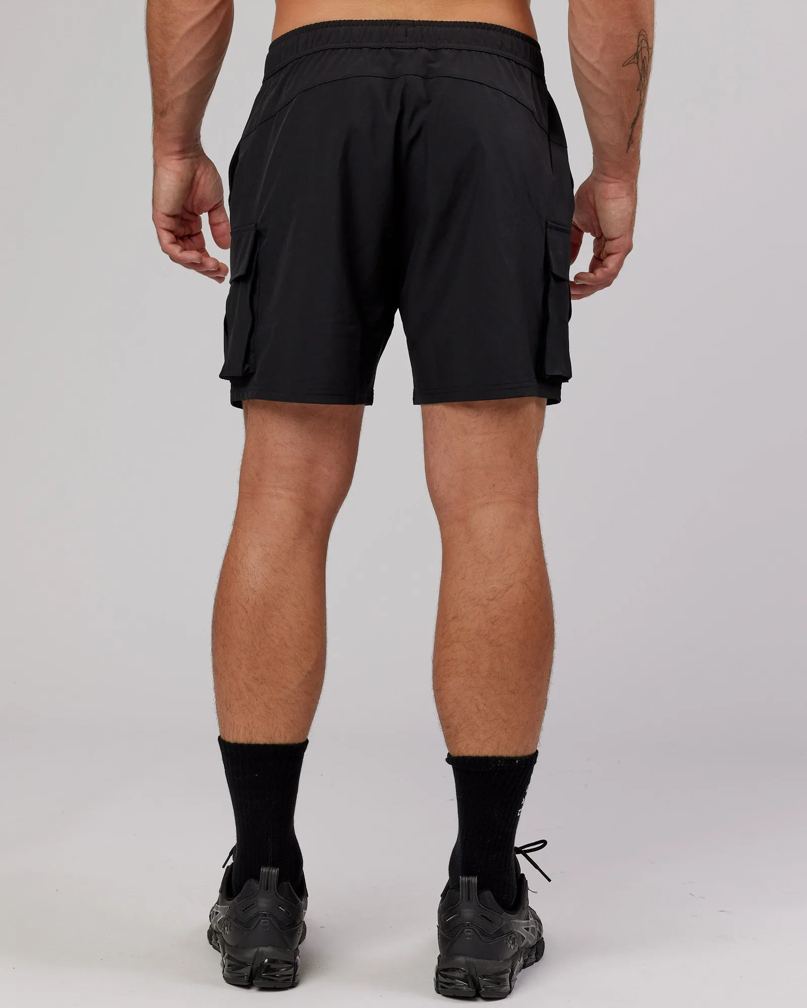 Energy Stretch Performance Cargo Shorts - Black