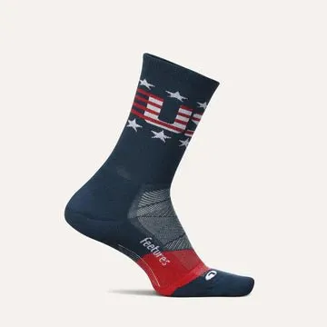 Feetures Elite Light Cushion Mini Crew - Limited Edition - USA 2024 Navy