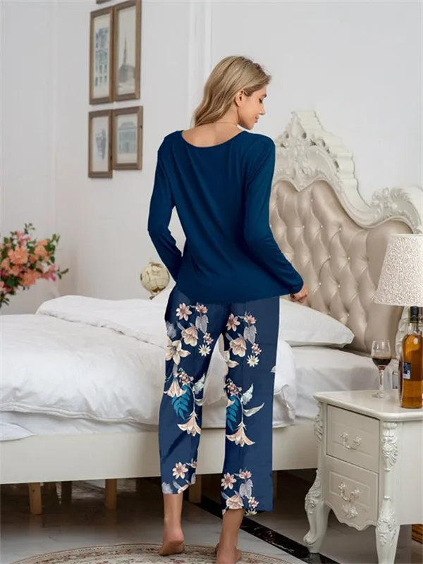 Floral Print Modal Cotton Lounge Set