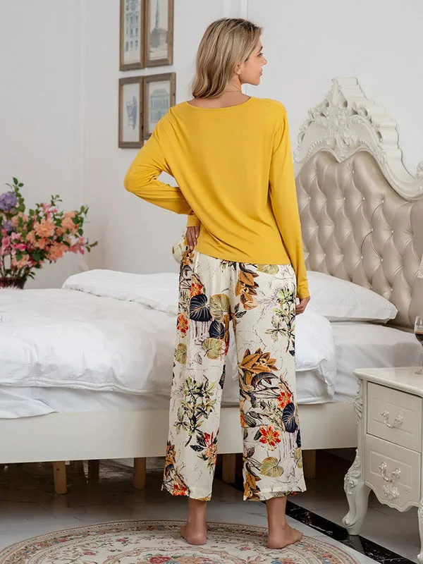 Floral Print Modal Cotton Lounge Set