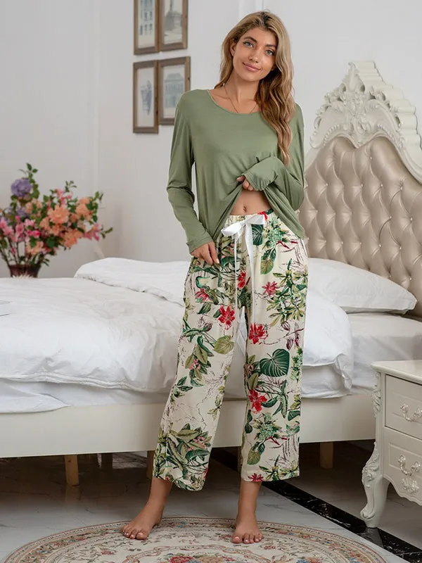 Floral Print Modal Cotton Lounge Set