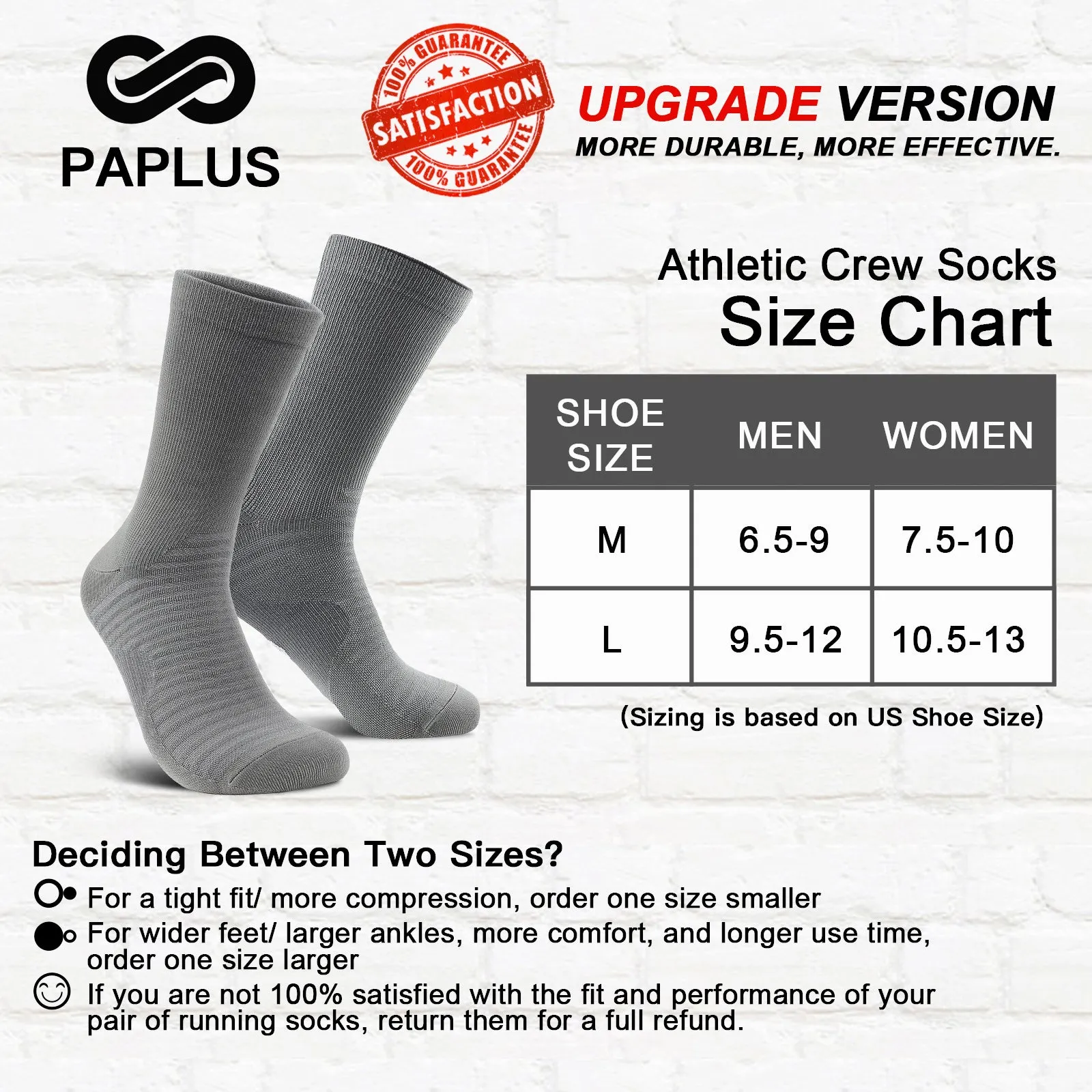 GECKOMAN x PAPLUS Athletic Crew Socks