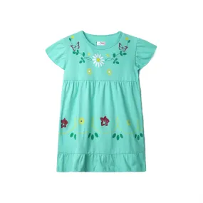 Girls Printed Soft Cotton Cut & Sew Frock