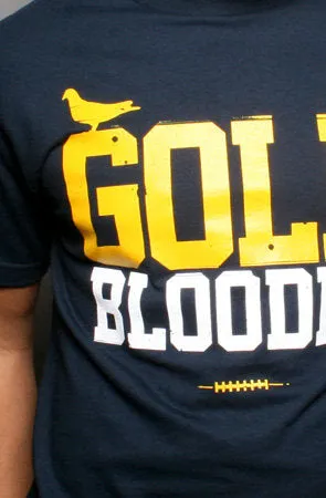 Gold Blooded (Men's Navy/Gold Tee)